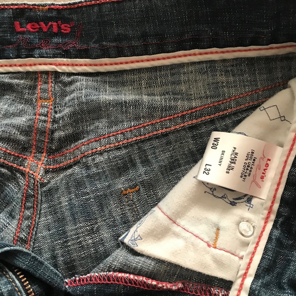 Levi Strauss RED Collection Men’s Denim Blue Jeans - Picture 7 of 7